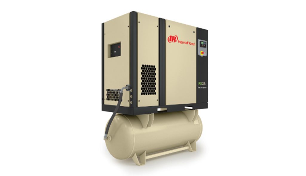 Arle Compressors of Florida industrial air compressor on a white background.